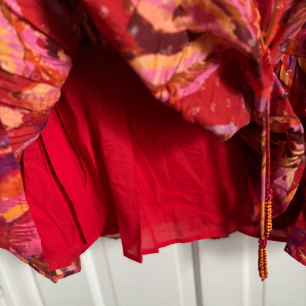FARM Rio Red Multi-Color Mini Dress - Picture 9 of 14